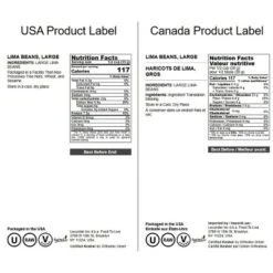Lima Beans – Non-GMO, Large, Vegan