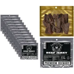Buffalo Bills 1oz Premium Hickory Smoked Beef Jerky Packs 12-Count (beef Jerky Made From Top Round) -Lipton Shop GUEST 006e3243 9155 4ef4 801b a17f4a910344