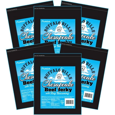 Buffalo Bills 2.6oz Premium Chesapeake Beef Jerky Packs (six 2.6oz Beef Jerky Packs) 4 Buffalo Bills 2.6oz Premium Chesapeake Beef Jerky Packs (six 2.6oz Beef Jerky Packs) - Image 4