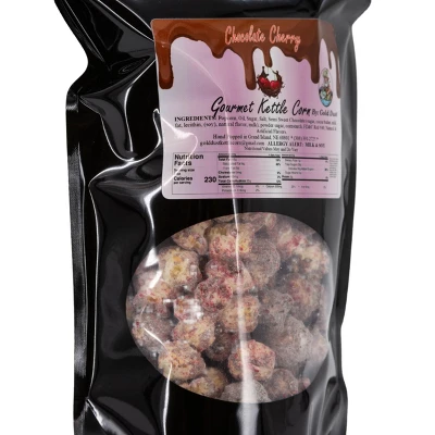 Gold Dust Kettle Corn 6.5 Oz Chocolate Covered Cherry Kettle Corn Non-GMO - Pack Of 2 2 Gold Dust Kettle Corn 6.5 Oz Chocolate Covered Cherry Kettle Corn Non-GMO - Pack Of 2 - Image 2
