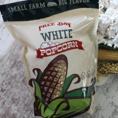 Free Day Popcorn White Butterfly 3 Lb Non-GMO Un-Popped Popcorn - Pack Of 2 4 Free Day Popcorn White Butterfly 3 Lb Non-GMO Un-Popped Popcorn - Pack Of 2 - Image 4
