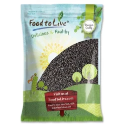 Organic Toasted Black Sesame Seeds – By Food To Live -Lipton Shop GUEST 07d3e356 599f 4d27 8419 07ad69a59955
