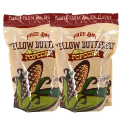 Yellow Butterfly Un-Popped Popcorn | Pack Of 2 | 3 Lb | Non-GMO | Free Day Popcorn -Lipton Shop GUEST 089335c5 874d 418c b0ff dcc2230de40a