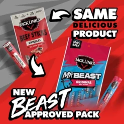 Jack Link's MrBeast Mini Beef Sticks Original - 6oz/12ct -Lipton Shop GUEST 10b86328 6bce 4ead b89c 41b3d9b42a6d