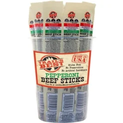 Trail's Best 1.1oz Beef Pepperoni Sticks 16-ct Tubs - 2 Tubs
