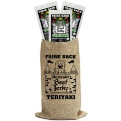 Buffalo Bills Teriyaki 5oz Faire Sack Beef Jerky In Burlap Wine Bag (3 Packs Teriyaki Beef Jerky) -Lipton Shop GUEST 1b2bc6cc 368f 41df 8aeb 2a1f43d9c021