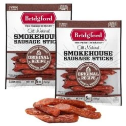 Bridgford Smokehouse Sausage Sticks Original 5 Oz - Gluten Free High Protein Smoked Sausage Sticks For A Variety Of Dietary Preferences -Lipton Shop GUEST 1e46f4b6 bc05 4612 876c 9cdcc3a54b56