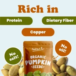Organic Dry Roasted Pumpkin Seed Kernels - Non-GMO, Unsalted, Oven Roasted Whole Pepitas, Shelled, Vegan, Kosher -Lipton Shop GUEST 24a28785 7987 4838 8b53 7f0d7a4d4e4f