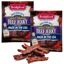Bridgford Sweet Baby Ray’s Beef Jerky Sweet Teriyaki 3.25 Oz - High Protein Beef Jerky Teriyaki For On The Go Snacking And Busy Lifestyles -Lipton Shop GUEST 25782a0f d12c 4036 a228 0bd3627b8e18