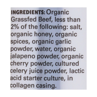 Mighty Organic Jalapeno Meat Sticks - Case Of 24/1 Oz 2 Mighty Organic Jalapeno Meat Sticks - Case Of 24/1 Oz - Image 2