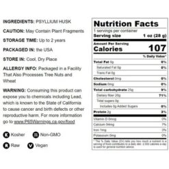 Psyllium Husk Powder - By Food To Live -Lipton Shop GUEST 26c99934 186f 485e 8e0b 6ab280f6001a