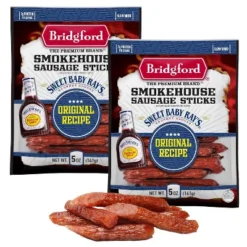 Bridgford Sweet Baby Ray’s Smokehouse Sausage Sticks Original 5 Oz - High Protein Smoked Sausage Sticks For Your Dietary Preferences -Lipton Shop GUEST 2d85698c bf1f 4356 b3f5 ff395b22fb31