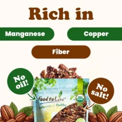 Organic Dry Roasted Pecan Pieces – By Food To Live -Lipton Shop GUEST 3c430a18 d167 491e aba1 8a345ef8b596