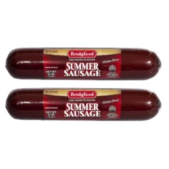 Bridgford Summer Sausage 16 Oz - Protein-Rich Keto-Friendly Shelf-Stable Snack - Great For Sausage Rolls And On Your Charcuterie Boards -Lipton Shop GUEST 4197be80 3586 4839 96a0 3dea0a1f5b14