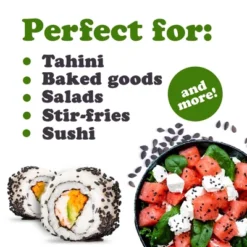 Dry Roasted Black Sesame Seeds - By Food To Live -Lipton Shop GUEST 42798e7f 012c 4f0a 9d2f cbc46f25e4a2