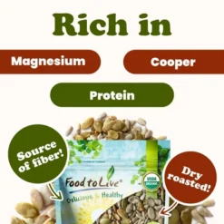 Organic Roasted And Salted Sunflower And Pumpkin Seed Mix - By Food To Live 11 Organic Roasted And Salted Sunflower And Pumpkin Seed Mix - By Food To Live -Lipton Shop GUEST 42b78629 7b89 4e0d a6e4 905b6fd3bbf6