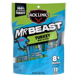 Jack Link's MrBeast Mini Turkey Sticks - 6oz/12ct -Lipton Shop GUEST 441290c3 bf04 43f3 b209 383f376a6287