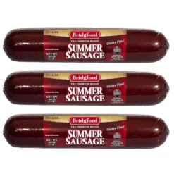 Bridgford Summer Sausage 16 Oz - Protein-Rich Keto-Friendly Shelf-Stable Snack - Great For Sausage Rolls And On Your Charcuterie Boards -Lipton Shop GUEST 4427e771 68c3 4a3f a222 b8334d3d0f11