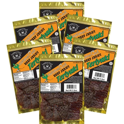 Buffalo Bills 2.6oz Western Cut Teriyaki Beef Jerky - Six 2.6oz Packs 4 Buffalo Bills 2.6oz Western Cut Teriyaki Beef Jerky - Six 2.6oz Packs - Image 4