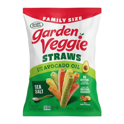 Sensible Portions Garden Veggie Straws Sea Salt Family Size With Avocado Oil - 10oz 2 Sensible Portions Garden Veggie Straws Sea Salt Family Size With Avocado Oil - 10oz - Image 2