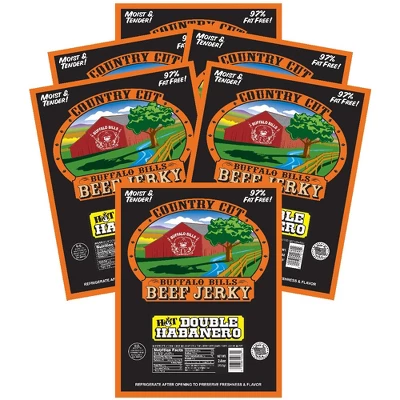 Buffalo Bills 2.6oz Double Habanero Country Cut Beef Jerky - Six 2.6oz Packs 5 Buffalo Bills 2.6oz Double Habanero Country Cut Beef Jerky - Six 2.6oz Packs - Image 5