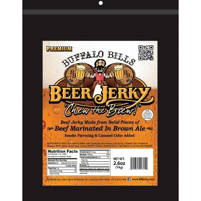 Buffalo Bills 2.6oz Premium Beer Beef Jerky Packs (six 2.6oz Beef Jerky Packs) 1 Buffalo Bills 2.6oz Premium Beer Beef Jerky Packs (six 2.6oz Beef Jerky Packs)