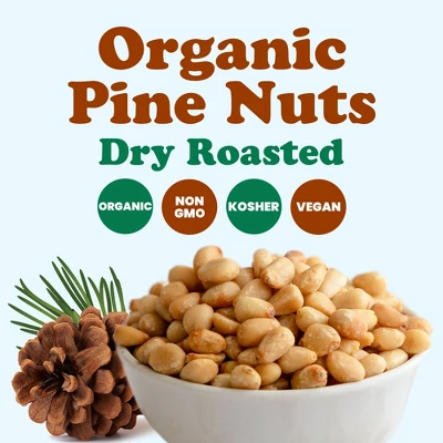 Organic Dry Roasted Pine Nuts - By Food To Live 2 Organic Dry Roasted Pine Nuts - By Food To Live - Image 2