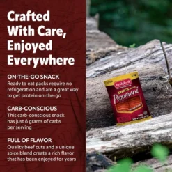 Bridgford Thick Sliced Pepperoni 5 Oz - Thick Pepperoni Slices For Pizza And Sandwiches With Zero Carb Ideal For Your Keto Diets -Lipton Shop GUEST 5e6a7ff0 f325 4862 8e82 2806ff0dc89d