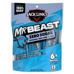 Jack Link's MrBeast Zero Sugar Mini Beef Sticks Original - 6oz/12ct -Lipton Shop GUEST 5ff017ae 2526 4a9c 9ef1 2f85cf50c328