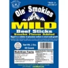 Buffalo Bills 2-lb Mild 5" Ole Smokies Saddlebag (50 Twist End Beef Sticks Per Saddlebag)