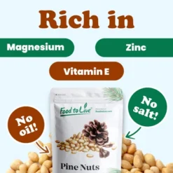 Dry Roasted Pine Nuts - By Food To Live 13 Dry Roasted Pine Nuts - By Food To Live -Lipton Shop GUEST 6200f009 981e 461c aedc 927f7ca5112e