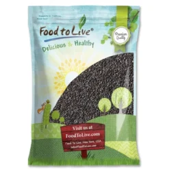 Dry Roasted Black Sesame Seeds - By Food To Live -Lipton Shop GUEST 64041a48 d103 4210 867a cc7d4b56e4d6