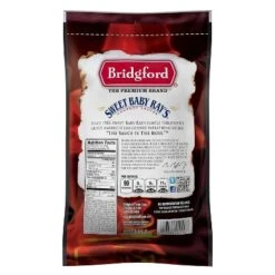 Bridgford Sweet Baby Ray’s Beef Jerky Roasted Garlic 10 Oz - High Protein Beef Jerky For Your Dietary Preferences & On-the-Go Snacking