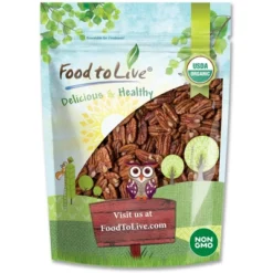 Organic Dry Roasted Pecan Halves - By Food To Live -Lipton Shop GUEST 709f9bc6 b290 407a 8d90 c38eaa0dfccb