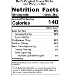 Bull's 0.9oz Original Sticks (No Pork) 24-ct Boxes - 3 Boxes -Lipton Shop GUEST 74f95761 2505 4662 9a62 03437f6cc537