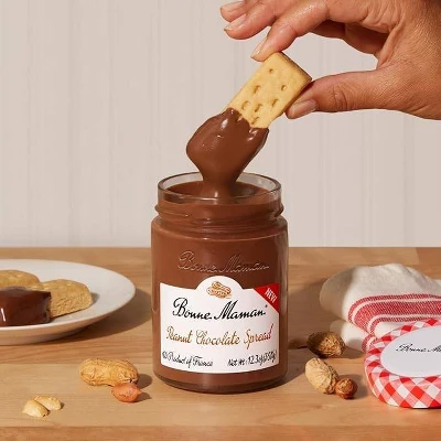Bonne Maman Chocolate Peanut Butter Spread - 12.3oz 2 Bonne Maman Chocolate Peanut Butter Spread - 12.3oz - Image 2
