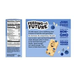 Little Spoon Blueberry Muffin Baked Oat Baked Bar Kids' Snacks - 5.3oz/5ct