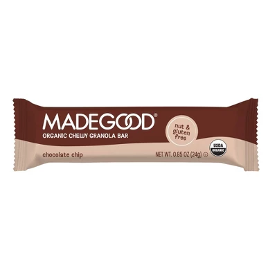 MadeGood Snack Bars Chocolate Chip - 0.85oz 3 MadeGood Snack Bars Chocolate Chip - 0.85oz - Image 3