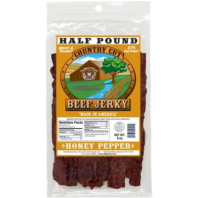 Buffalo Bills 8oz Honey Pepper Country Cut Beef Jerky - Three 8oz Packs 1 Buffalo Bills 8oz Honey Pepper Country Cut Beef Jerky - Three 8oz Packs