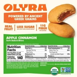 Olyra Snack Bars Apple Cinnamon Fruit And Grain Bites - 5.3oz/4ct -Lipton Shop GUEST 7cd9168b 2518 4b75 9b7b 989911ea6795