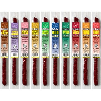 Buffalo Bills 15-ct Assorted Hot & Mild Ole Smokies (Beef Sticks) - Two 15-ct Tubs 2 Buffalo Bills 15-ct Assorted Hot & Mild Ole Smokies (Beef Sticks) - Two 15-ct Tubs - Image 2