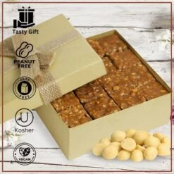 Gourmet Macadamia Brittle Gift Box 1 LB- By Its Delish | Handmade Old-Fashioned Style -Lipton Shop GUEST 813dcc28 cb64 4200 9f79 60bb19dbb577