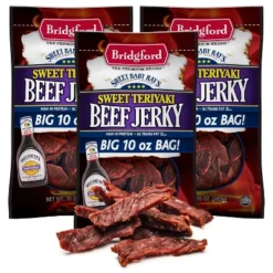 Bridgford Sweet Baby Ray’s Beef Jerky Sweet Teriyaki 10 Oz - High Protein Beef Jerky Teriyaki For On The Go Snacking And Busy Lifestyles -Lipton Shop GUEST 82553a67 24af 4a31 a7af e52f51b81a24