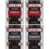Wild Bill's 4-Piece Beef Jerky Sampler (Two 3oz Packs Each Of Original Hickory And Black Peppered)