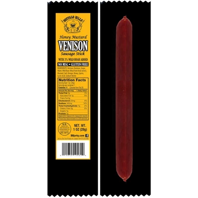 Buffalo Bills 15-ct Honey Mustard Venison Exotic Game Sticks - Two 15-ct Tubs 2 Buffalo Bills 15-ct Honey Mustard Venison Exotic Game Sticks - Two 15-ct Tubs - Image 2