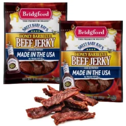 Bridgford Sweet Baby Ray’s Beef Jerky Honey BBQ 3.25 Oz - Ready-to-Eat High Protein Jerky For Midday Energy Boost Or A Post Workout Snack -Lipton Shop GUEST 946d7f03 8562 4b21 870b 317ff91b2faa