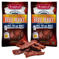 Bridgford Sweet Baby Ray’s Beef Jerky Original 10 Oz - High Protein Healthy Ready-to-Eat Beef Jerky For Your Dietary Preferences -Lipton Shop GUEST 94829444 348e 4d9e b3fa 2bbb0bbc3bcd