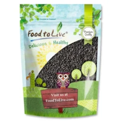 Dry Roasted Black Sesame Seeds - By Food To Live -Lipton Shop GUEST 989279a6 d718 4ced bf16 ac9e68e51ba7