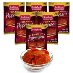 Bridgford Thick Sliced Pepperoni 5 Oz - Thick Pepperoni Slices For Pizza And Sandwiches With Zero Carb Ideal For Your Keto Diets -Lipton Shop GUEST 991505fa 1411 4d64 8d4c 407ad6448be8