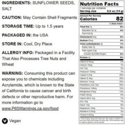 Dry Roasted Sunflower Seed Kernels With Himalayan Salt - By Food To Live -Lipton Shop GUEST 9b11a307 ec95 4a6a a2d8 fc13b3272b12